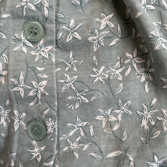 Vintage Rustic Cottagecore Floral Button Up Sleeveless Summer Midi Dress Pockets - Picture 5 of 6